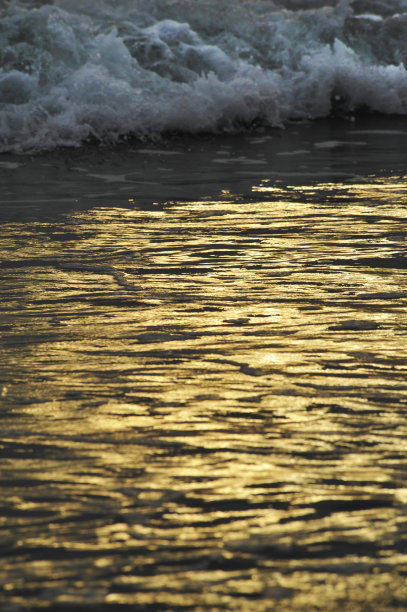 沙滩上的日落图片下载