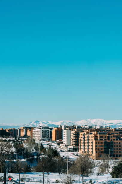 西班牙马德里拉斯塔布拉斯住宅区图片下载