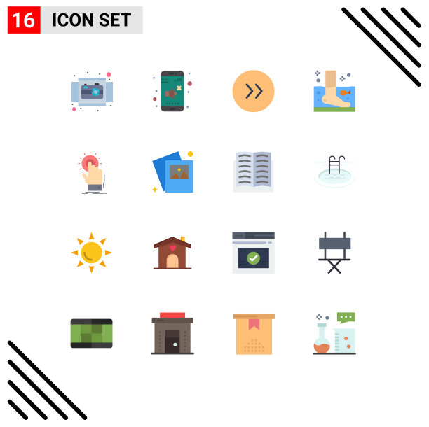 现代设16平色和符号等图片下载