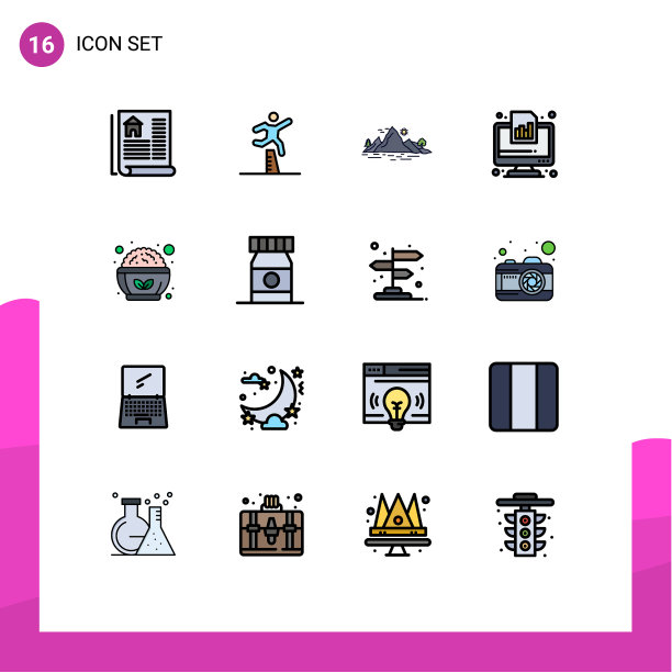 通用图标符号组16现代扁平图片下载