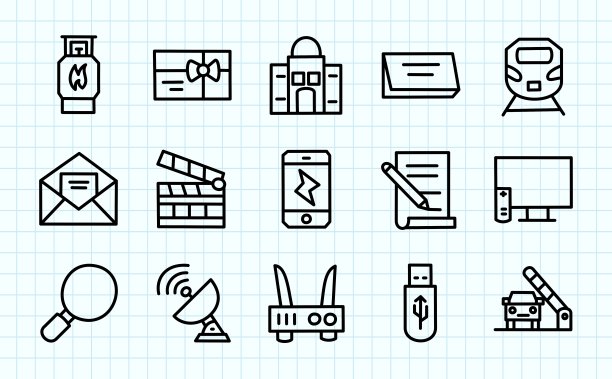 电子钱包涂鸦画图片下载