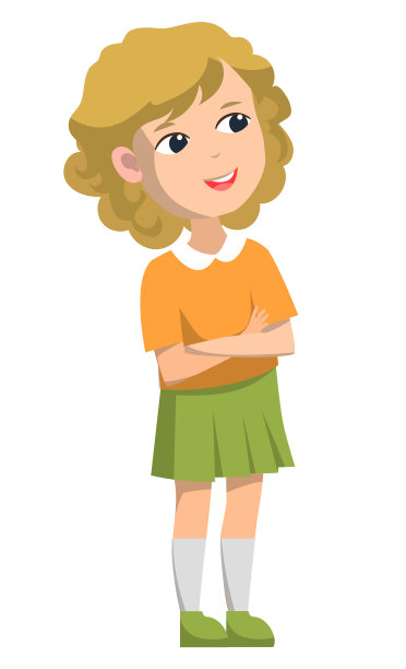 女生独自站着，回到学校的概念图片下载