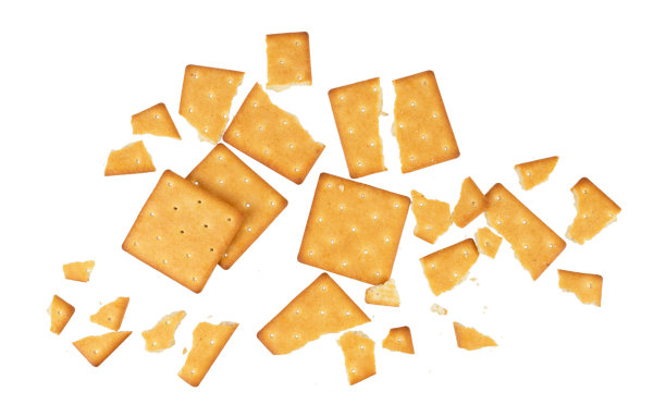 方形组爆竹孤立在白色背景图片下载