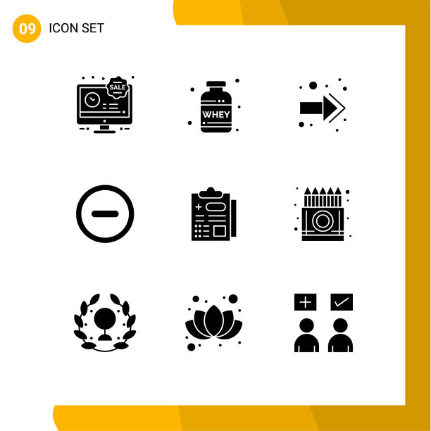 在方格上为医疗盒设置9个实字形图片下载