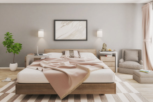 舒适明亮的卧室图片下载