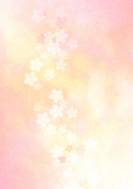 一幅在日本纸上描绘樱花的奇妙插图。图片下载