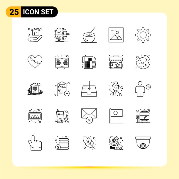 25线概念为网站移动和应用程序图片下载