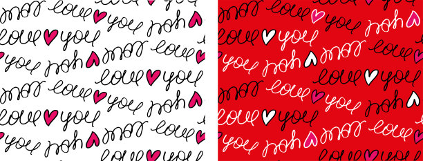 可爱的字母-爱你。情人节快乐。爱你。刻有爱的标签。图片下载