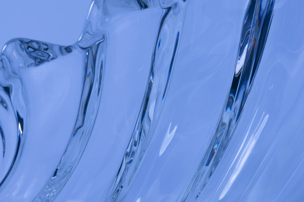 蓝色玻璃图片下载
