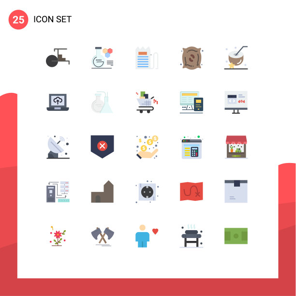 通用图标符号组25现代扁平图片下载