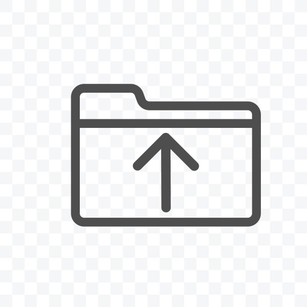 上传文件数据图标矢量图，已隔离在透明背景上图片下载