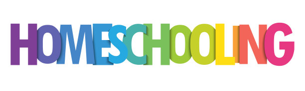 家庭学校彩色印刷横幅图片下载