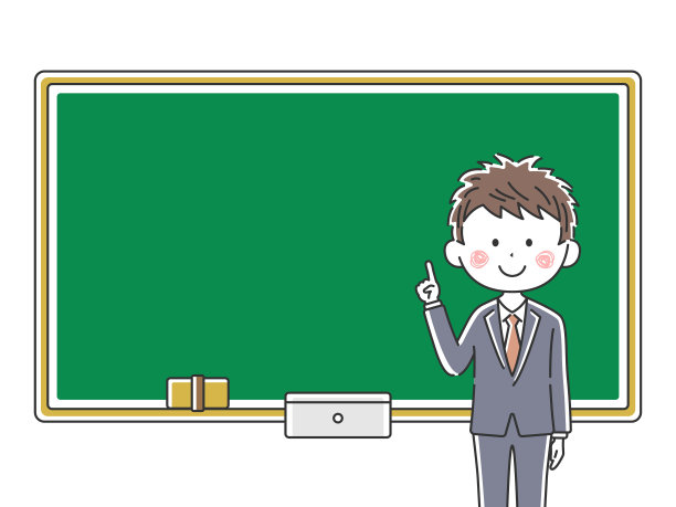 一个日本老师讲课的插图。图片下载