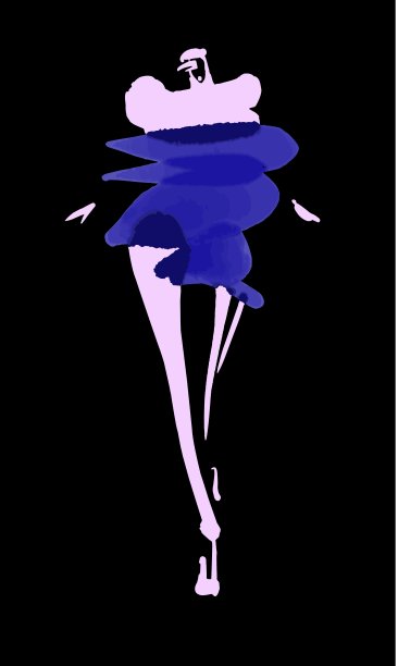 时装模特草图图片下载