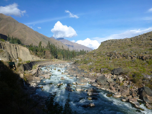 马丘比丘附近的乌伦班巴河图片下载