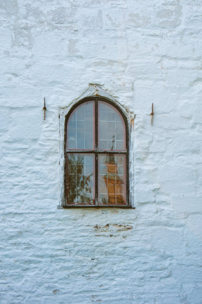 挪威的教堂窗户图片下载