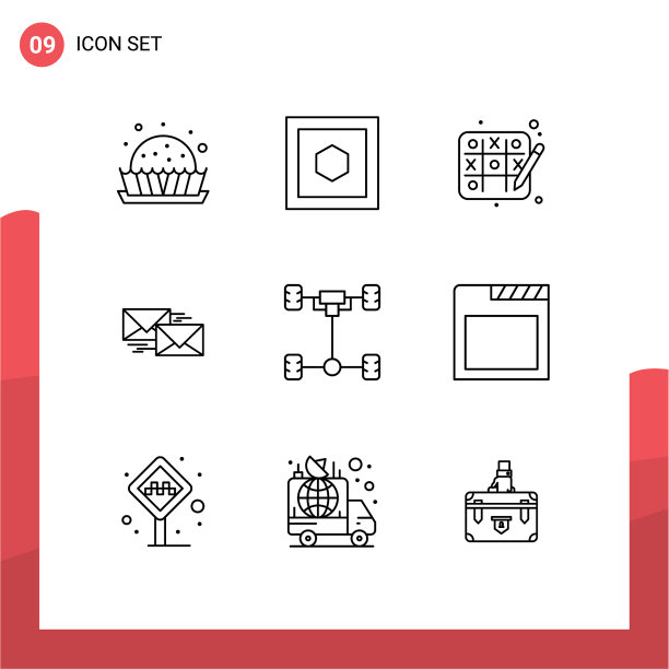 通用轮廓标志符号汽车字母图片下载