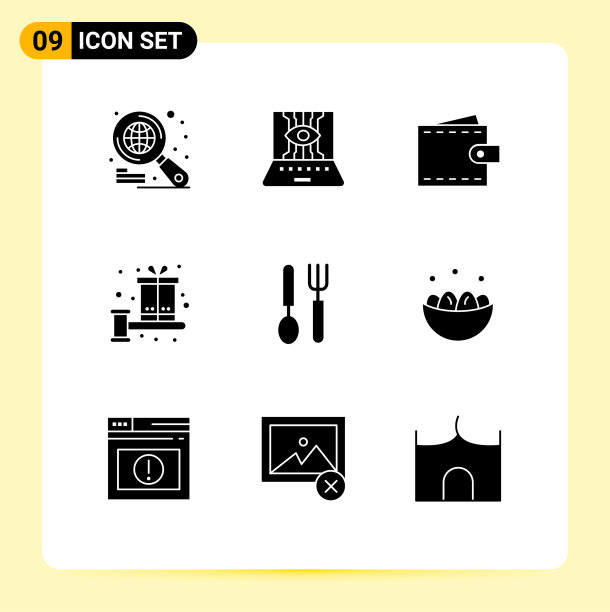 主题立体符号和可编辑符号的9种图片下载