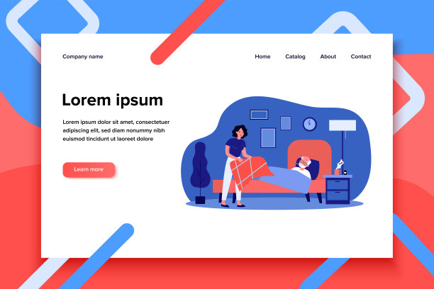 女儿照顾生病的父亲图片下载