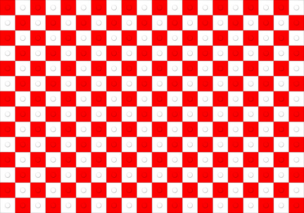 红色和白色方块的背景遍布整个地方。图片下载