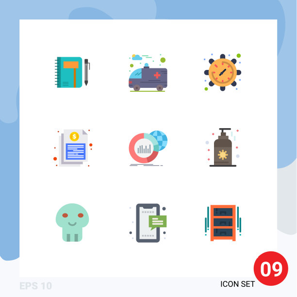 为金融方格设置9种单色图片下载