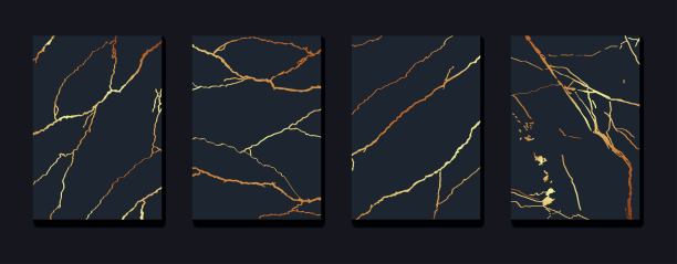金杉封面设计矢量。奢华的金色大理石纹理。适用于墙面艺术、家居装饰、印刷品和墙纸。图片下载
