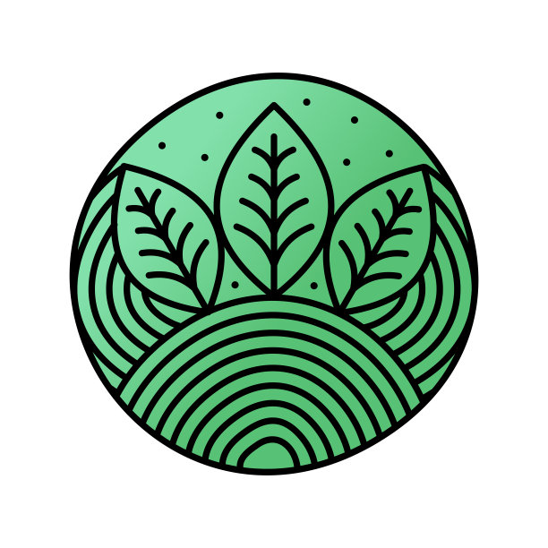 圈单线叶图片下载