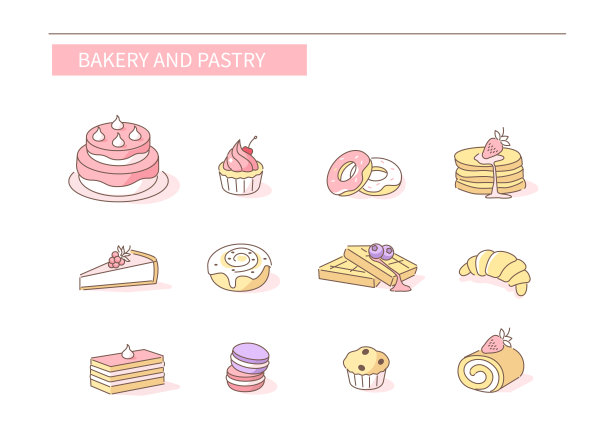 面包和糕点图片下载