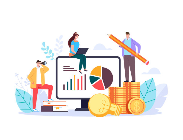 商业策划，展望未来分析，抽象平面设计说明图片下载