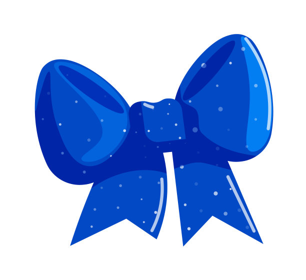 圣诞丝质礼物弓孤上白图片下载