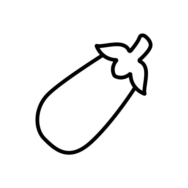 茄子蔬菜矢量图标插画设计图片下载