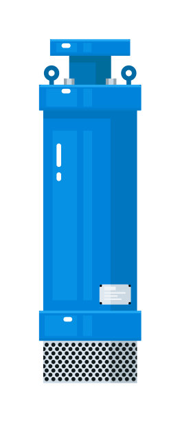 污水池泵与过滤设备隔离图片下载