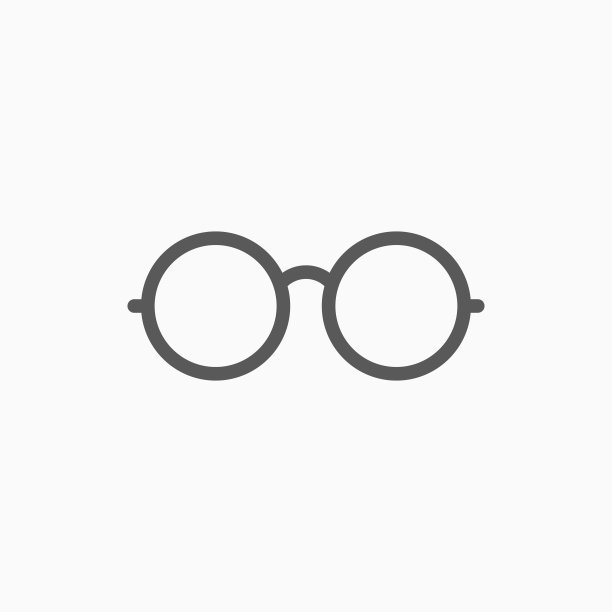眼镜图标，眼镜向量图片下载