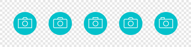 允许拍照。照片的相机图标。时尚符号的网站设计，网页按钮，移动应用程序。矢量插图图片下载
