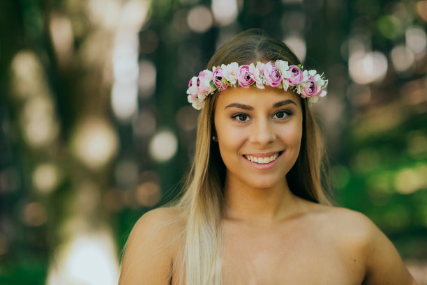 夏天女孩肖像图片下载