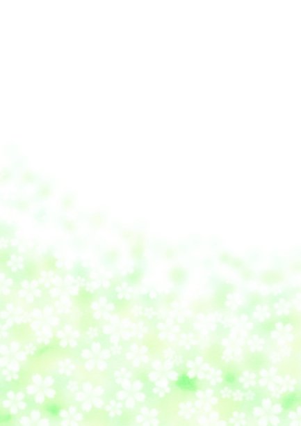 新鲜的绿色植物和漂亮的花的插图图片下载