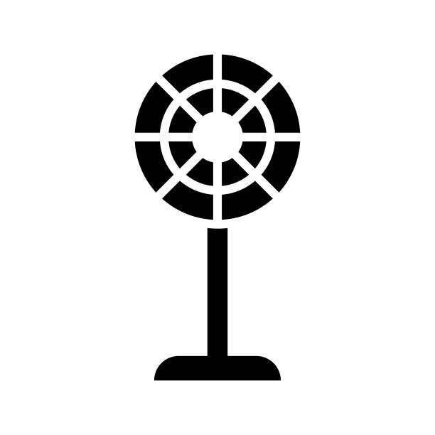 站风扇图标设计矢量模板图片下载