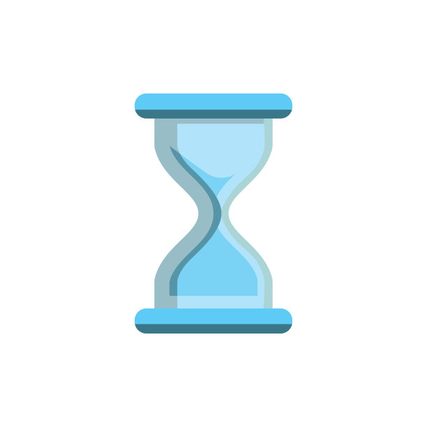 沙漏图标设计矢量模板图片下载