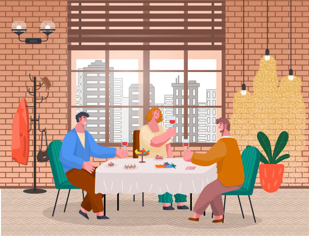 人们，朋友吃和喝在家里接待图片下载