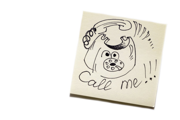 打电话给我!带有图片和文字的贴纸。副本的空间。图片下载