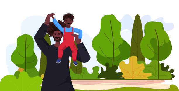 非裔美国人父亲和小儿子玩耍父亲的概念父亲花时间和他的孩子图片下载