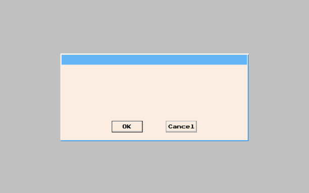 带有确定按钮和取消按钮的空窗口。怀旧的电脑信息。向量的接口图片下载