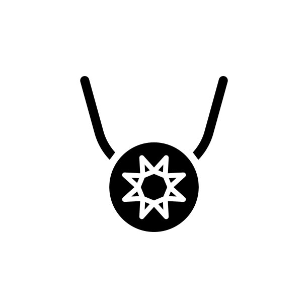 项链图标在矢量。标识图片下载