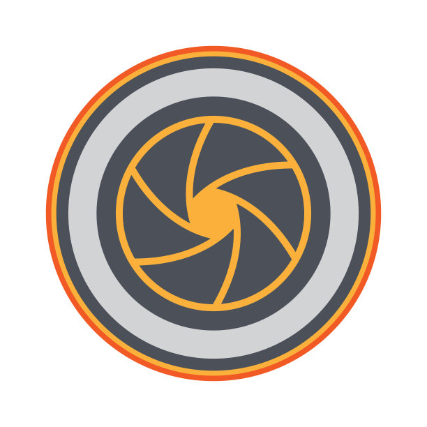 摄影镜头图标或标志图片下载