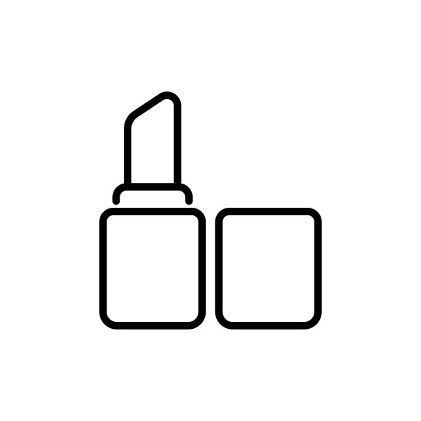 口红图标在矢量。标识图片下载