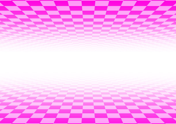 带有深度的粉红色方格空间的插图图片下载