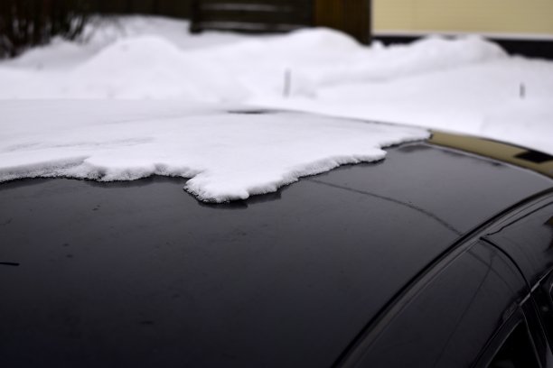 车顶上的雪图片下载