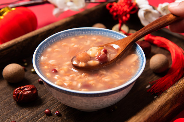 中国传统食物，腊八粥。图片下载