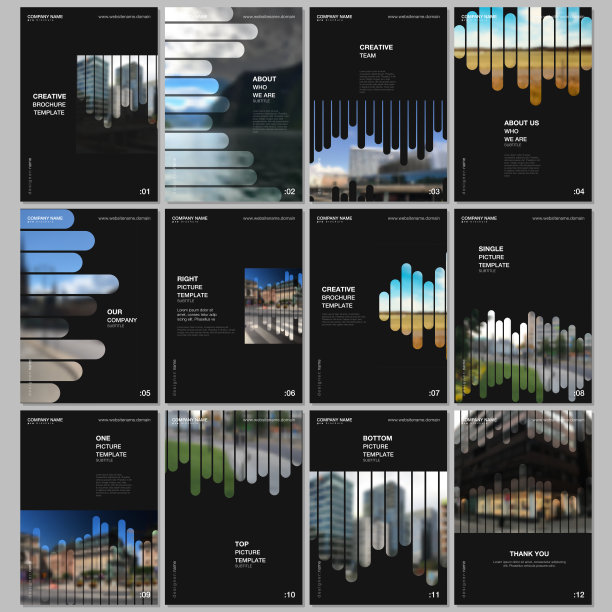 A4宣传册封面版面设计模板为传单传单、A4宣传册、报告、演示、杂志封面、书籍。背景模板配线条，照片位置用于商业设计。最小的风格图片下载