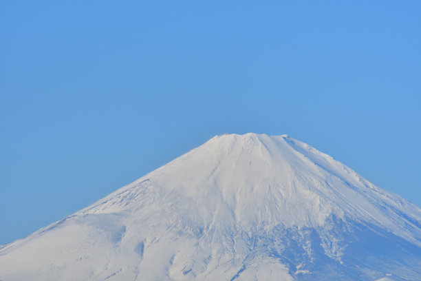 富士山被雪覆盖着图片下载